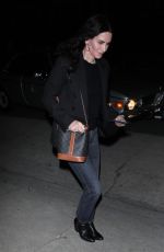 COURTENEY COX Out for Dinner at Giorgio Baldi in Santa Monica 02/08/2023