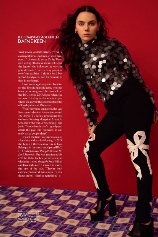 DAFNE KEEN in Elle Magazine, UK March 2023