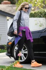 DAKOTA FANNING, CACEE COBB and MEGAN CAMPER Leaves Tennis Practice in Los Angeles 02/21/2023