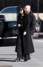 DAKOTA JOHNSON Arrives at Harvard Business School in Boston 02/11/2023