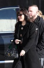 DAKOTA JOHNSON Arrives at Harvard Business School in Boston 02/11/2023