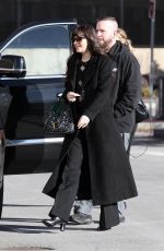 DAKOTA JOHNSON Arrives at Harvard Business School in Boston 02/11/2023