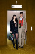 DAKOTA JOHNSON at Gucci Fashion Show in Milan 02/24/2023