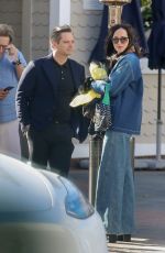 DAKOTA JOHNSON Leaves Beach Hotel Shutters on the Beach in Santa Monica 01/28/2023