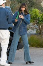 DAKOTA JOHNSON Leaves Beach Hotel Shutters on the Beach in Santa Monica 01/28/2023