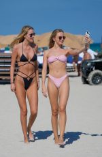 DEIMANTE GUOBYTE and JOHANNA THURINGER in Bikinis at a Beach in Florida 02/06/2023