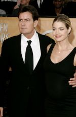 DENISE RICHARDS and Charlie Sheen at 11th Annual Screen Actors Guild Awards 02/05/2005