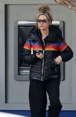 DENISE RICHARDS Leaves a Chase Bank in Malibu 02/23/2023