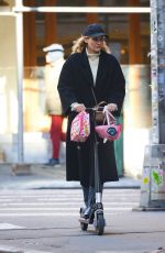 DIANE KRUGER Out on an Scooter Ride in New York 02/24/2023