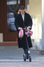 DIANE KRUGER Out on an Scooter Ride in New York 02/24/2023