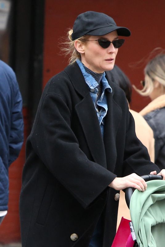 DIANE KRUGER Out with Her Daughter in New York 02/19/2023
