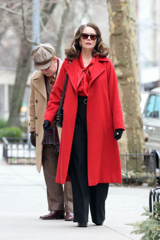 DIANE LANE on the Set of Feud: Capote’s Women in New York 02/22/2023