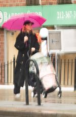 DINAE KRUGER Out with her Baby in New York 02/22/2023