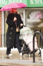 DINAE KRUGER Out with her Baby in New York 02/22/2023