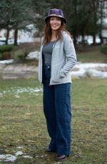 DOUNIA COESENS at 25th Luchon TV Festival Photocall in Luchon 02/04/2023