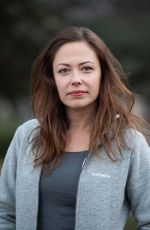 DOUNIA COESENS at 25th Luchon TV Festival Photocall in Luchon 02/04/2023