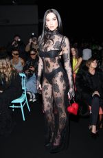 DUA LIPA at Gcds Fashion Show at MFW in Milan 02/23/2023