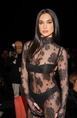 DUA LIPA at Gcds Fashion Show at MFW in Milan 02/23/2023