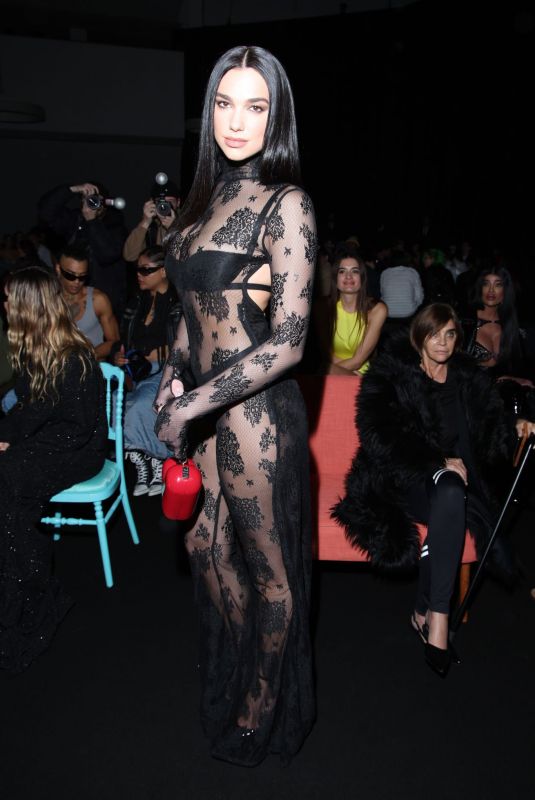 DUA LIPA at Gcds Fashion Show at MFW in Milan 02/23/2023