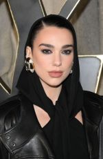 DUA LIPA at Yves Saint Laurent Fashion Show at Paris Fashion Week 02/28/2023
