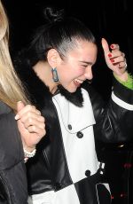 DUA LIPA Leaves Chiltern Firehouse in London 02/04/2023