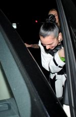 DUA LIPA Leaves Chiltern Firehouse in London 02/04/2023