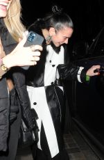 DUA LIPA Leaves Chiltern Firehouse in London 02/04/2023