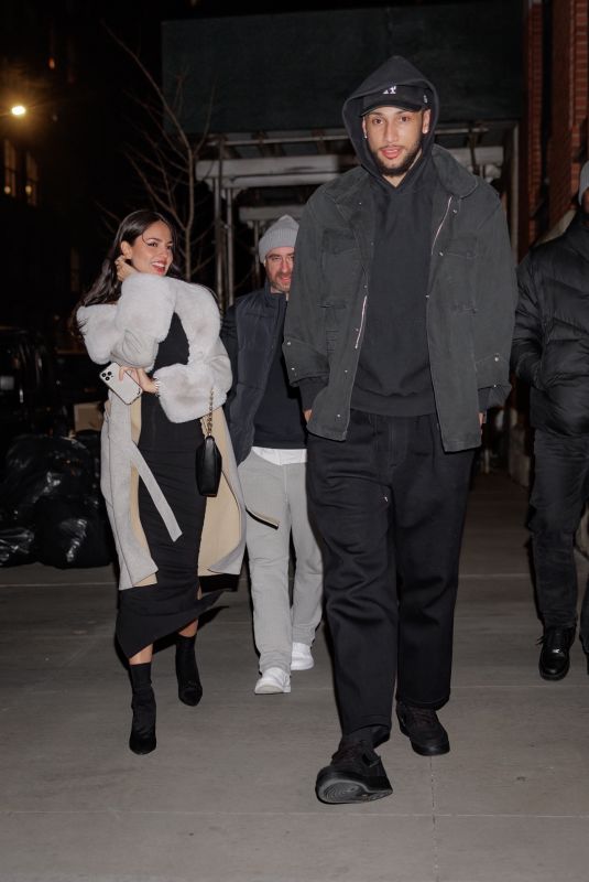 EIZA GONZALEZ and Ben Simmons on a Date Night in New York 02/03/2023