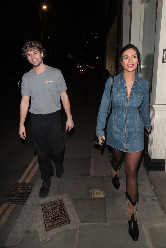 EKIN-SU CULCULOGLU and Joe Garratt Leaves Reddit Studios in London 02/06/2023