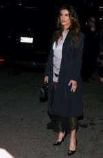 ELISABETTA CANALIS Arrives at Tory Burch Fashion Show in New York 02/13/2023