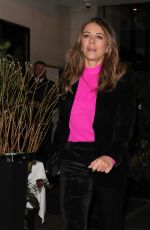 ELIZABETH HURLEY Leaves Scott