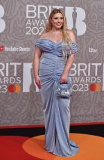 ELLA HENDERSON at Brit Awards 2023 at O2 Arena in London 02/11/2023