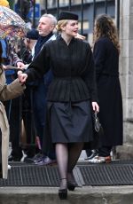 ELLE FANNING at a Memorial Service for Life of Dame Vivienne Westwood in London 02/16/2023