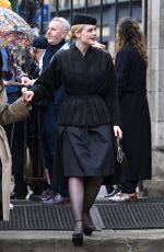 ELLE FANNING at a Memorial Service for Life of Dame Vivienne Westwood in London 02/16/2023