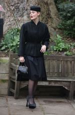 ELLE FANNING at a Memorial Service for Life of Dame Vivienne Westwood in London 02/16/2023