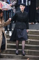 ELLE FANNING at a Memorial Service for Life of Dame Vivienne Westwood in London 02/16/2023