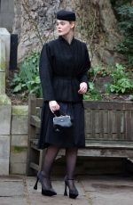 ELLE FANNING at a Memorial Service for Life of Dame Vivienne Westwood in London 02/16/2023