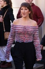 ELLIE GOULDING Arrives at BBC Maida Vale Studios in London 02/06/2023