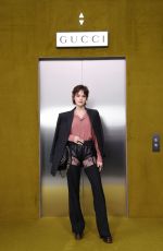EMILIA SCHULE at Gucci Fashion Show at Milan Fashion Week 02/24/2023