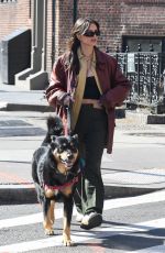 EMILY RATAJKOWSKI Out for Iced Coffee with Her Dog in New York 02/27/2023