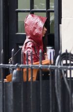 EMILY RATAJKOWSKI Out on a Wet Day in New York 02/17/2023