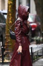 EMILY RATAJKOWSKI Out on a Wet Day in New York 02/17/2023
