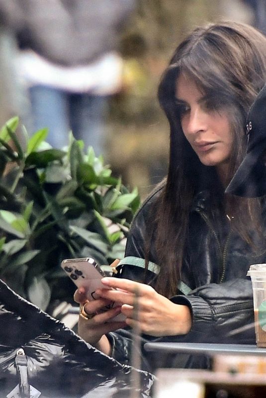 EMILY RATAJKOWSKI Out with her Baby and Friends in New York 02/12/2023