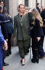 EMMA BROOKS Arrives at Ferrari Fashion Show in Milan 02/25/2023