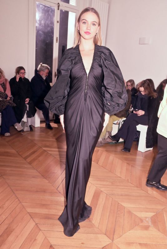 EMMA BROOKS at Maison Rabih Kayrouz Fashion Show in Paris 01/23/2023