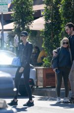 EMMA HERNAN and Micah Leaves Kings Road Cafe in Los Angeles 02/08/2023