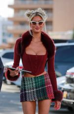EMMA HERNAN Arrives at Selling Sunset Office in West Hollywood 02/10/2023