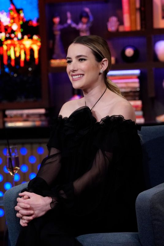 EMMA ROBERTS at Watch What Happens Live 01/18/2023