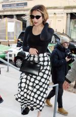 EMMA ROBERTS Out at New York Fashion Week 02/10/2023