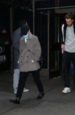 EMMA STONE Leaves Madison Square Garden in New York 01/31/2023